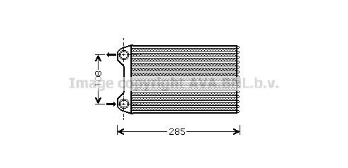 AVA QUALITY COOLING Теплообменник, отопление салона AI6254